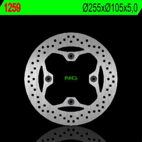 NG BRAKES Rear Fixed Brake Disc 255mm Triumph Bonneville / Q-Bike / Scrambler 750-1050cc 99-16