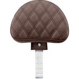 SADDLEMEN Renegade Lattice Stitched Driver Backrest Brown Harley Davidson FLH / FLHR / FLHRI / FLHTI / FLHX / FLTRI 1340-1923