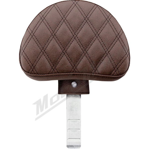 SADDLEMEN Renegade Lattice Stitched Driver Backrest Brown Harley Davidson FLH / FLHR / FLHRI / FLHTI / FLHX / FLTRI 1340-1923