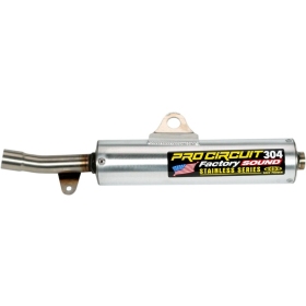 PRO CIRCUIT 304 Silencer Stainless Steel/Aluminum Yamaha YZ 250 1990