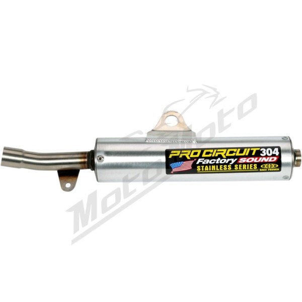 PRO CIRCUIT 304 Silencer Stainless Steel/Aluminum Yamaha YZ 250 1990