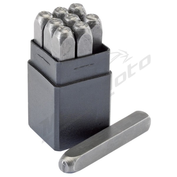 DRAPER 0 - 9 Number Stamp Set - Number Height 3/16