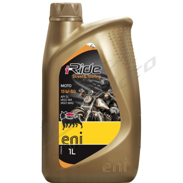 Agip (eni) i-ride moto 15w50 semi-synthetic engine oil 1l