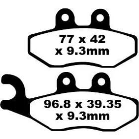 EBC SFA Brake Pads APPRILIA / DERBI / GILERA / PIAGGIO / VESPA 50-850cc 97-24