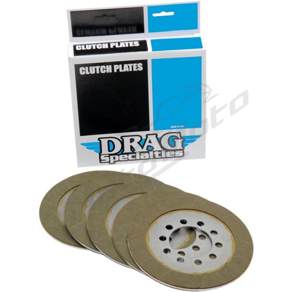 DRAG SPECIALTIES Clutch Friction Plate Set Harley Davidson FL / FLB / FLFB / FLH / FLHB 1200-1340cc 68-84