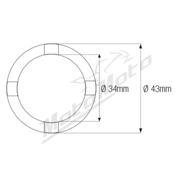 JMP Spanner Nut Socket for Swingarm/Chassis 34mm/43mm. Kawasaki