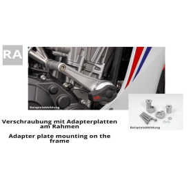 LSL apsaugų nuo smūgių montavimo rinkinys KAWASAKI ER-6 2009-2011