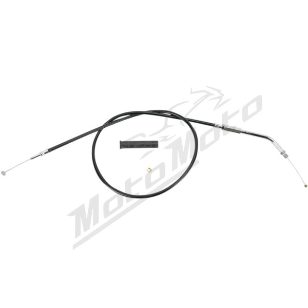 DRAG SPECIALTIES Black Vinyl Throttle/Idle Cable Harley Davidson FLHS / FLHT / FLHTC / FLHTCU 1340cc 81-89