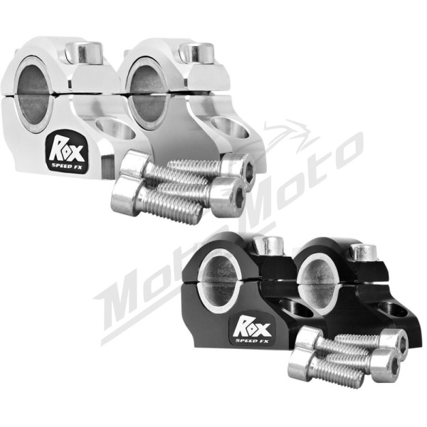 ROX SPEED FX Pro-Offset Elite Block Handlebar Risers 22mm Rise: 25,4mm Suzuki / Yamaha 250-700 04-25