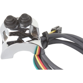 LEGEND SUSPENSION Chrome Legend Handlebar Mounted Control Assembly Harley Davidson FLHR / FLHRC / FLHTI / FLHX / FLTRX 1450/1977 99-25