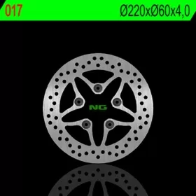 NG BRAKES 017 Front / Rear Round Fixed Brake Disc APRILIA ATLANTIC / LEONARDO / SCARABEO / SPORTCITY / DERBI RAMBLA / SCOMADI TL 50-400 96-16