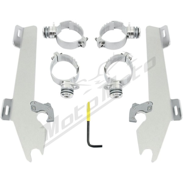 MEMPHIS SHADES METRIC Windshield Trigger-Lock Complete Mount Kit Suzuki M / VZ 50-800 05-09