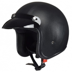 AWINA CITY BLACK open face helmet