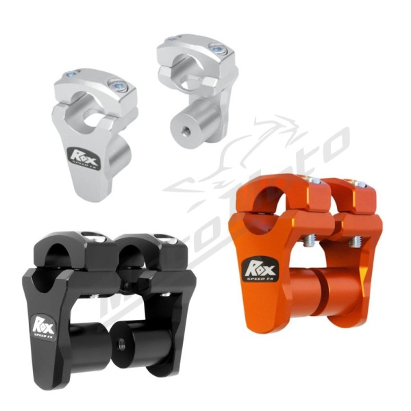 ROX SPEED FX Pivoting Handlebar Riser 28,6mm Rise: 44,5mm BMW / Kawasaki / KTM 250-1290 89-24