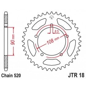 Rear sprocket JTR18