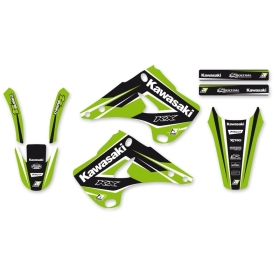 BLACKBIRD Dream Graphic 4 grafikos rinkinys Kawasaki KX125/250 2003-2008