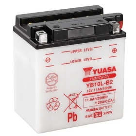Akumuliatorius Yuasa YB10L-B2 12V 11Ah (be rūgšties pakuotės)