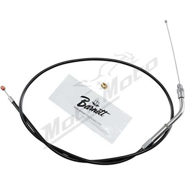 BARNETT Black Vinyl Throttle/Idle Cable Harley Davidson 883-1200cc 1988-1995
