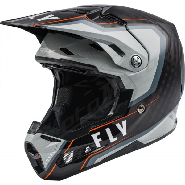 FLY RACING Formula Carbon Axon Helmet Black/Blue  XL