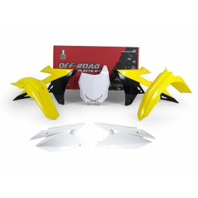 RACETECH Plastic Kit Suzuki RM-Z 250/450cc 18-23 Yellow/ White/ Black