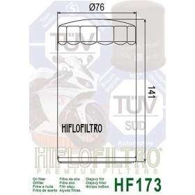 Tepalo filtras HIFLO HF173C HARLEY DAVIDSON FXD/ FXDC/ FXDL/ FXDS/ FXDWG 1992-1998
