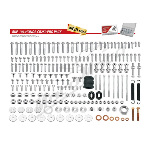 Accel Pro Pack Bolt Set Honda CR 250cc 00-07