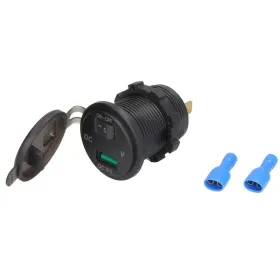 4Ride Adaptor, cigarette lighter Gniazdo USB DC 12-24V