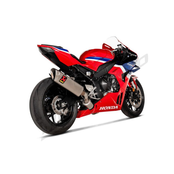 AKRAPOVIC Slip-On Line Muffler Titanium / Stainless Steel Honda CBR 1000RR-R 24-25