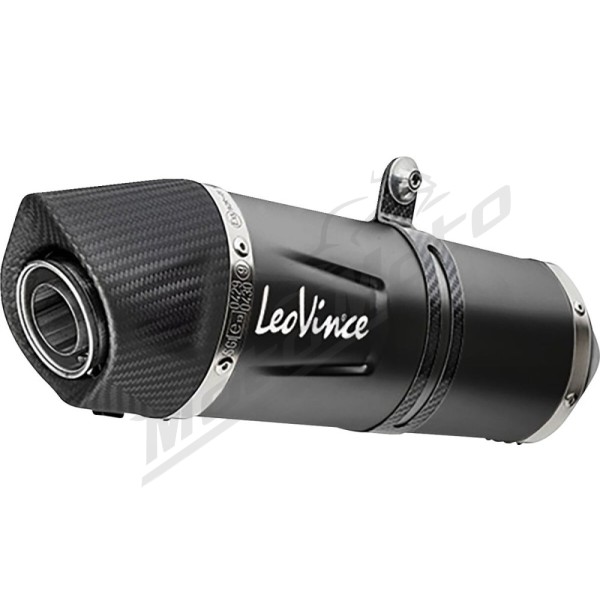 LEOVINCE LV One Evo Black Edition Slip-on Muffler BMW F 800GS 17-19