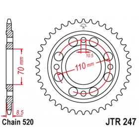 Rear sprocket JTR247