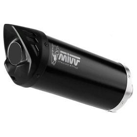 MIVV Mover Universal Muffler Black Stainless Steel Right Side - black