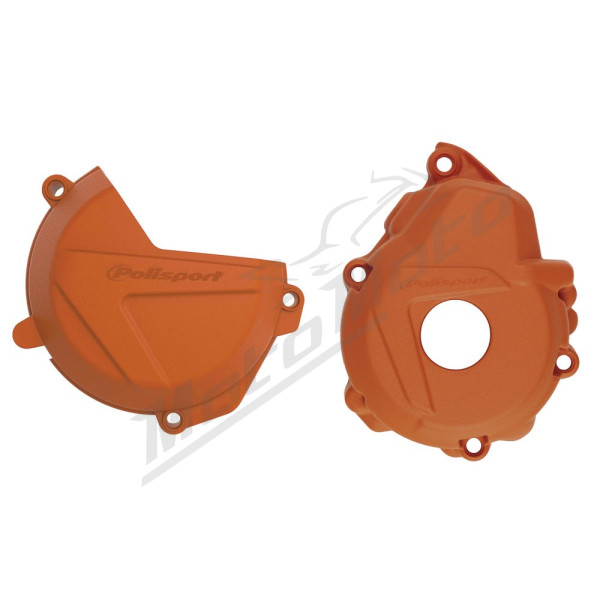 Polisport alternator cover (lid) cover and clutch cover and water pump cover kit KTM / Husqvarna 250-350 17-23