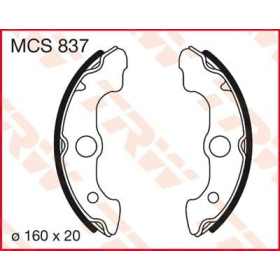 TRW Brake Shoes Honda TRX 70-650cc 86-08