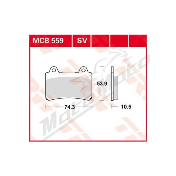 TRW All Round Sintered Metal Brake Pads Yamaha FJ / FZ / FZR / SRX / TDM / TDR / XV / XVZ 750-1600cc 87-04