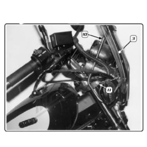 KAPPA Windscreen Mount Yamaha XV 535 89-00