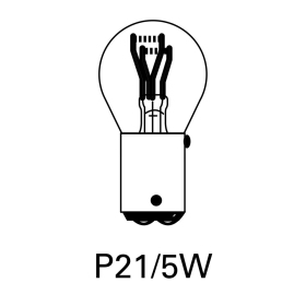 Light bulbs Oxford P21/5W / BAY15D 12V 21/5W 10pcs