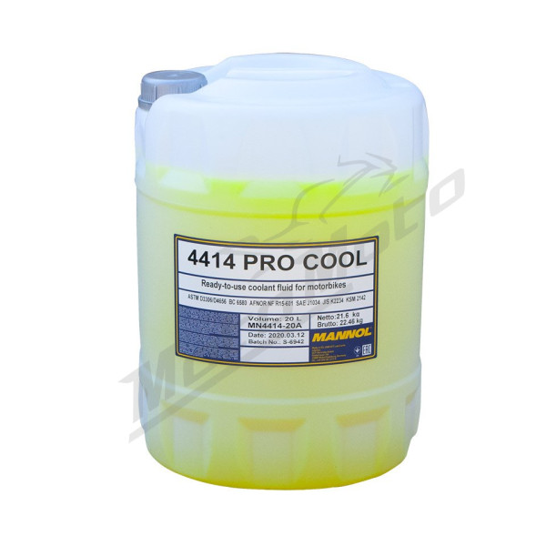 Mannol pro cool 20l motorcycle radiator fluid 