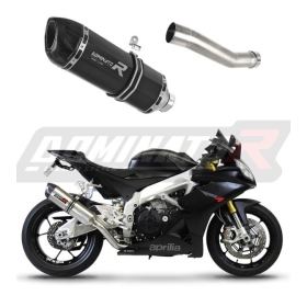 Aprilia RSV 4 R APRC Factory 2011-2015 Dominator Exhaust Silencer Muffler HP1 BLACK + dB killer medium
