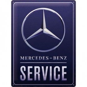 Metalinė lentelė MERCEDES-BENZ SERVICE 30x40