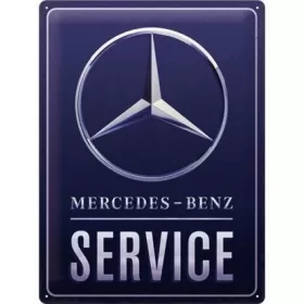  Metal tin sign MERCEDES-BENZ SERVICE 30x40