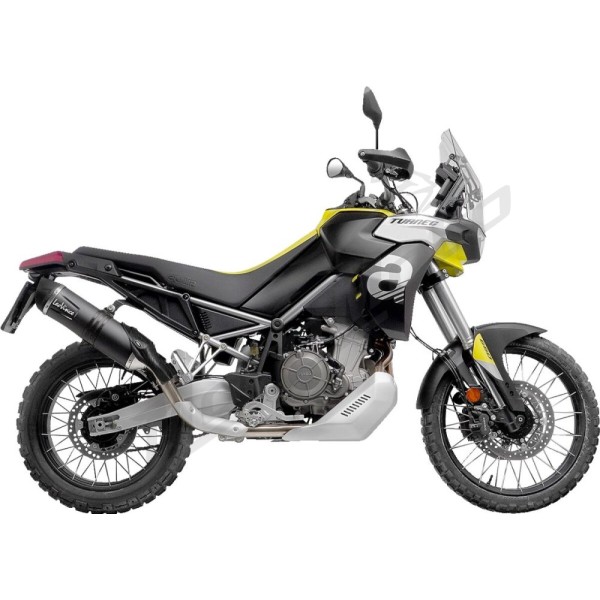 LEOVINCE LV One Evo Black Edition Slip-on Muffler APRILIA TUAREG 660 22-24