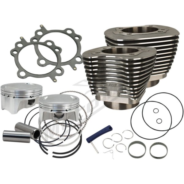 S&S CYCLE Bolt-In Sidewinder® 4" Big Bore Kits Harley Davidson FLD / FLHR / FLHRC 1584-1800cc 07-17
