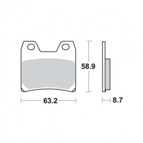 BRAKE PADS FERODO FDB2150ST / MCB725 ROUTE