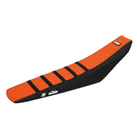Blackbird Racing Zebra seat cover Black/Orange KTM EXC / EXC-F / SX / SX-F 125-450cc 19-23