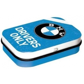  Box of mint sweets  BMW DRIVERS ONLY 62x41x18mm 4pcs.