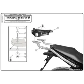 KAPPA Rear storage box bracket Kawasaki ER-6 650 09-11