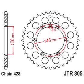 Rear sprocket JTR805