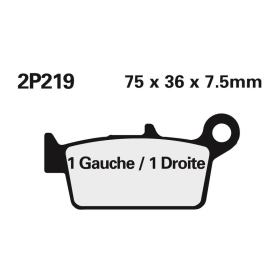 NISSIN stabdžių trinkelės GasGas / Honda / Hyosung / Kawasaki / Sherco / Suzuki / TM Racing / Yamaha 95-20