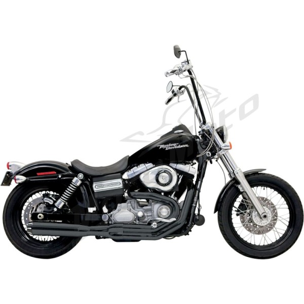BASSANI XHAUST Road Rage II B1 Power 2:1 System Harley Davidson 1340-1690cc 1991-2017