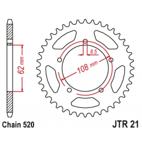 Rear sprocket JTR21